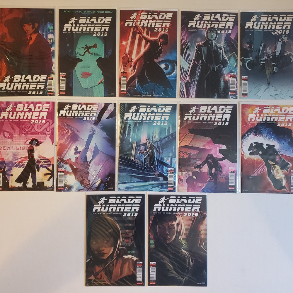 Titan Comics Blade Runner: 2019 #1-12 (2019) Complete Series NM Bagged Boarded